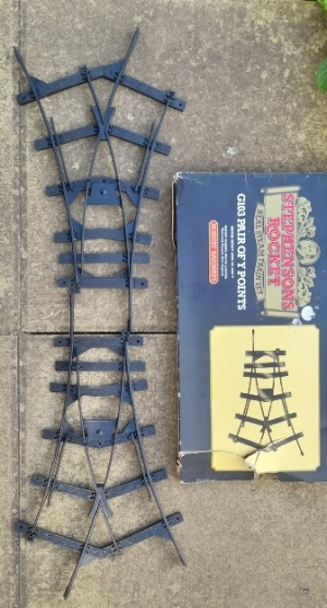 Hornby Live Steam Rocket 'Y' Points (pair)